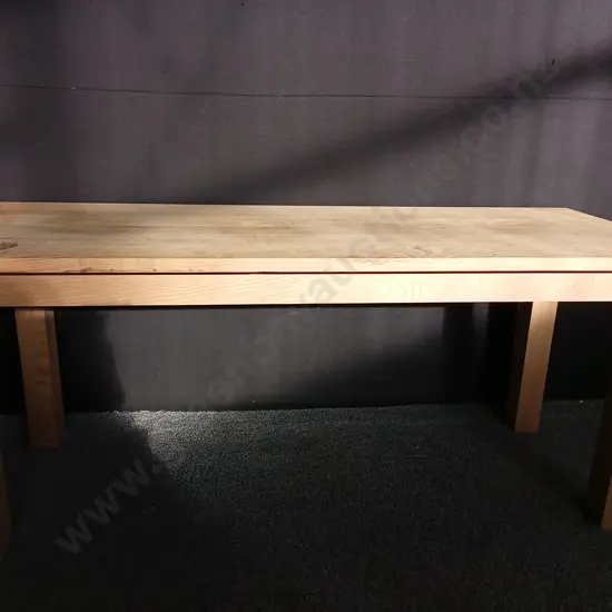 WOODEN DINING TABLE L1.8M D73CM H74CM