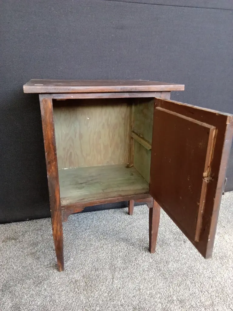WOODEN SIDE TABLE L52.5CM D39.5CM H74CM Image 1++