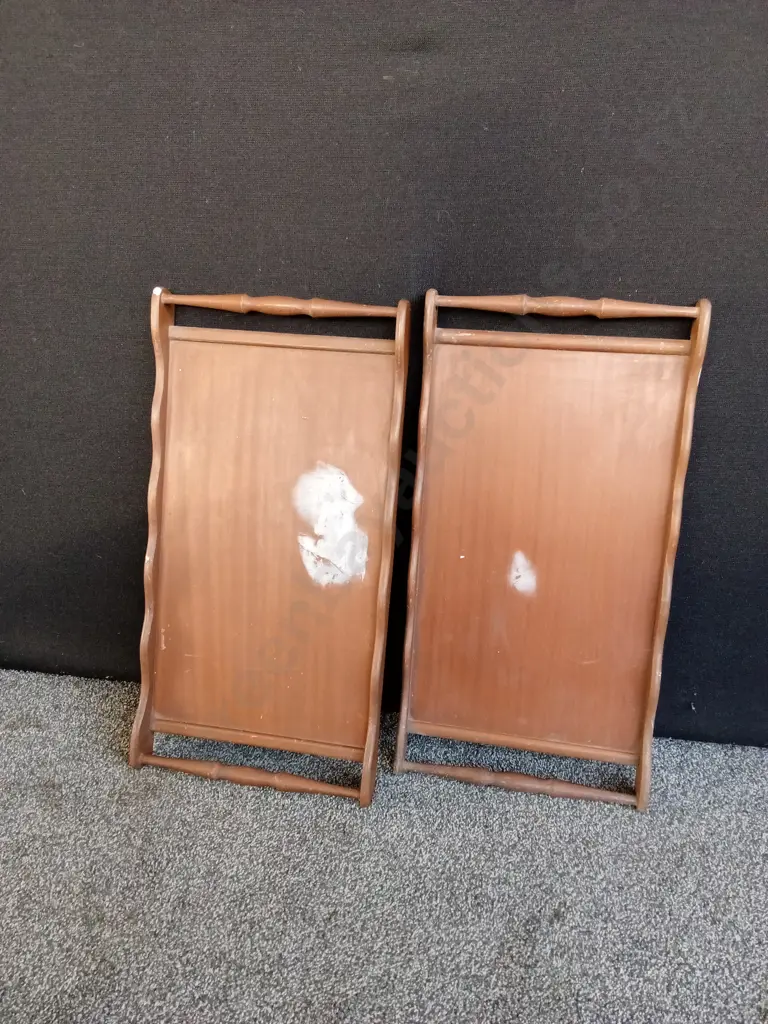 2 BREAKFAST TRAYS Image 1++