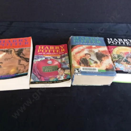 4 HARRY POTTER BOOKS