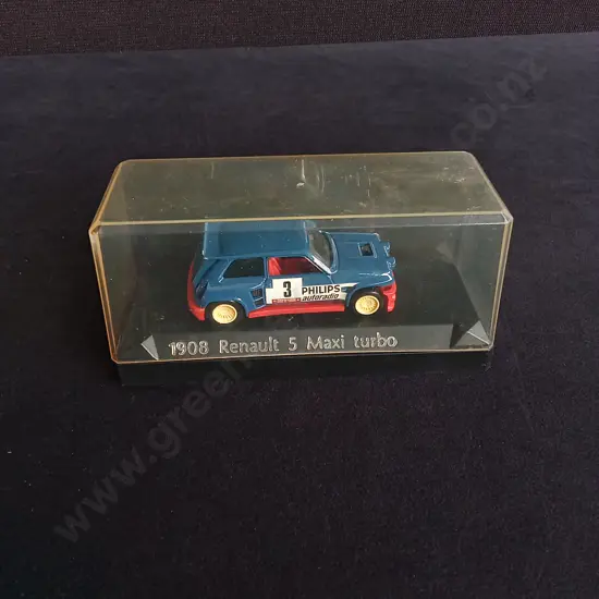 1:43 SCALE SOLIDO RENAULT 5 MAXI TURBO DIE CAST MODEL