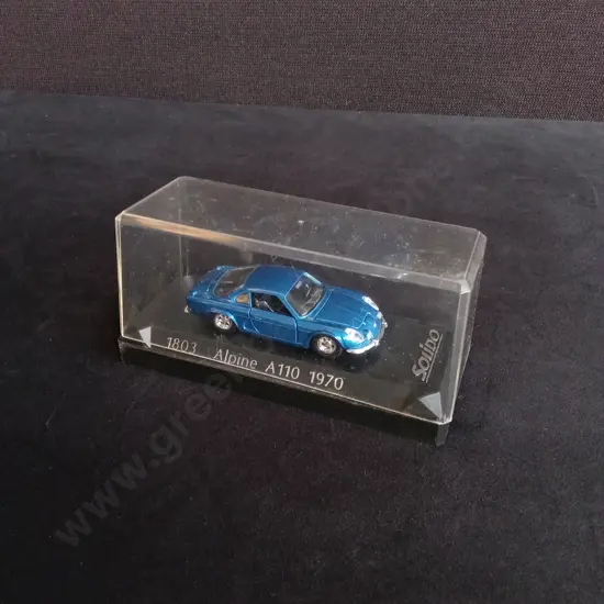 1:43 SCALE SOLIDO 1970 RENAULT ALPINE A110 DIE CAST MODEL