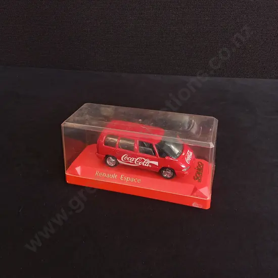 1:43 SCALE RENAULT ESPACE WITH COCA COLA LOGO DIE CAST MODEL
