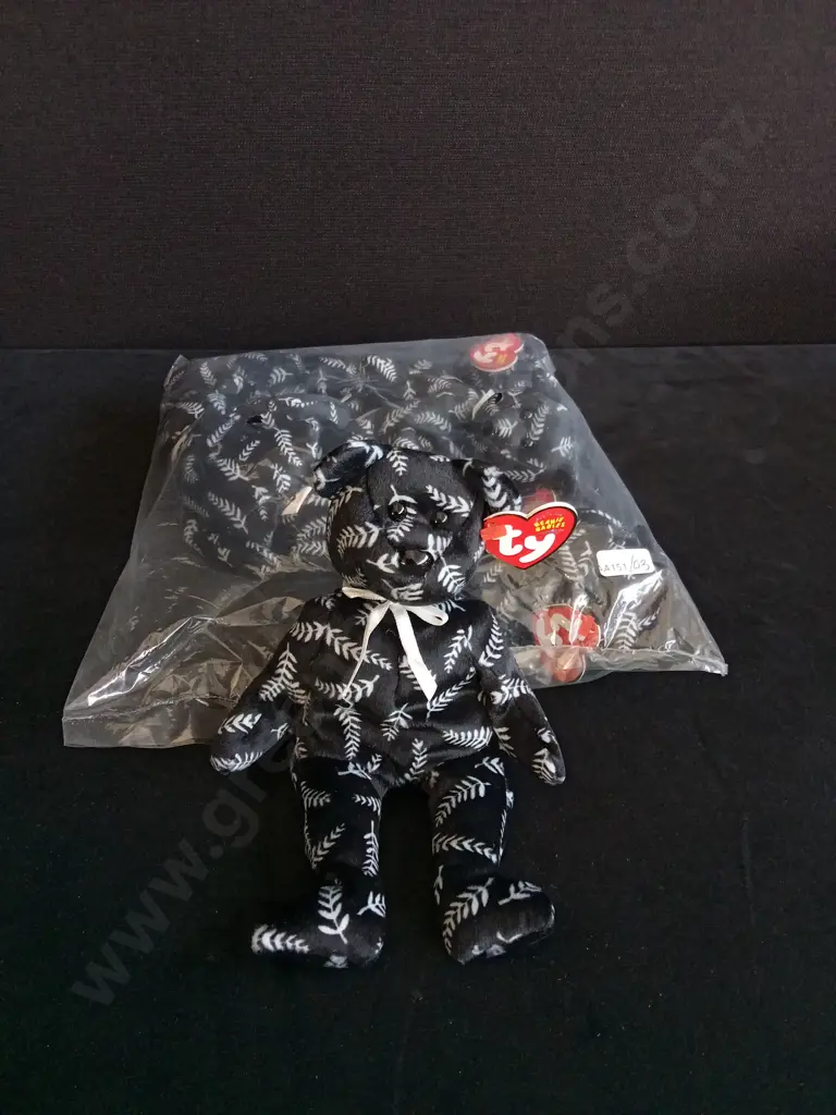 BRAND NEW BAG OF 6 TY BEANIE BABIES "SILVER" Image 1++
