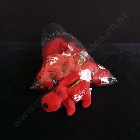 BRAND NEW BAG OF 12 TY BEANIE BABIES "ROVER"
