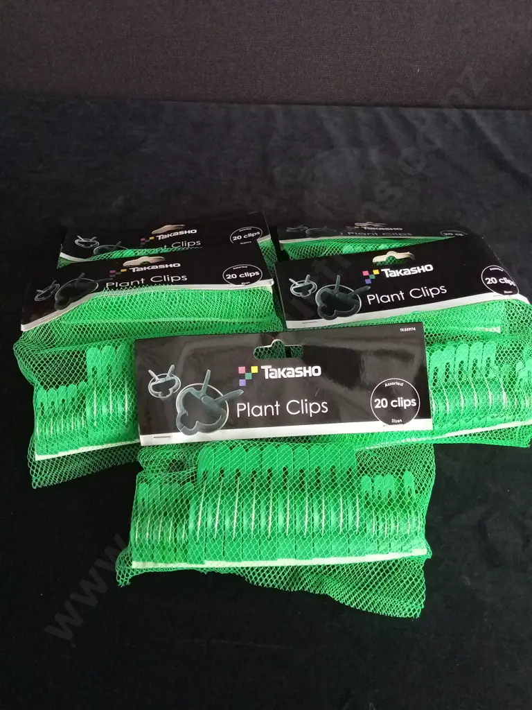 5 BAGS OF BRAND NEW TAKASHO PLANT CLIPS Image 1++