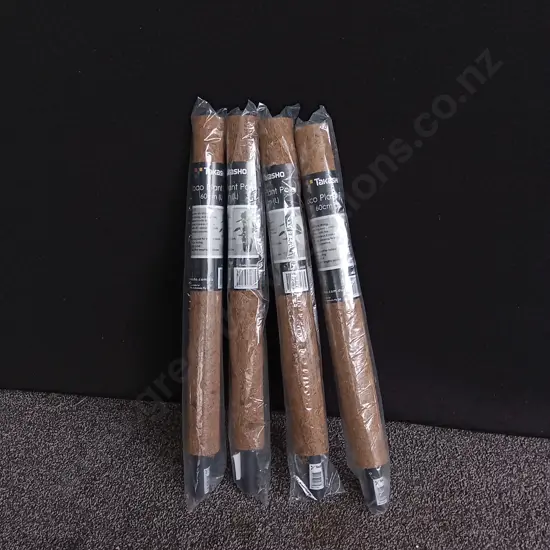 4 TAKASHO COCO PLANT POLES 60CM