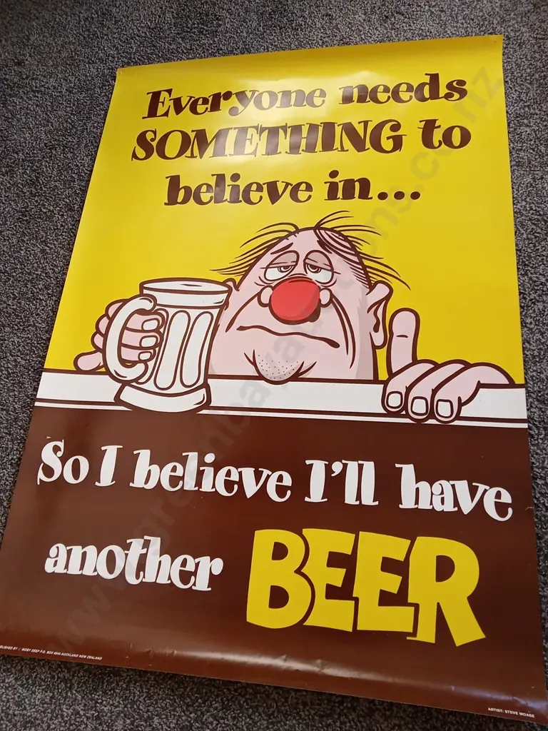 5 COLLECTION OF VINTAGE POSTERS ONE IN EACH PHOTOGRAPH Image 1++