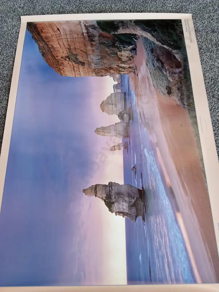 6 COLLECTION OF VINTAGE POSTERS ONE IN EACH PHOTOGRAPH Image 1++