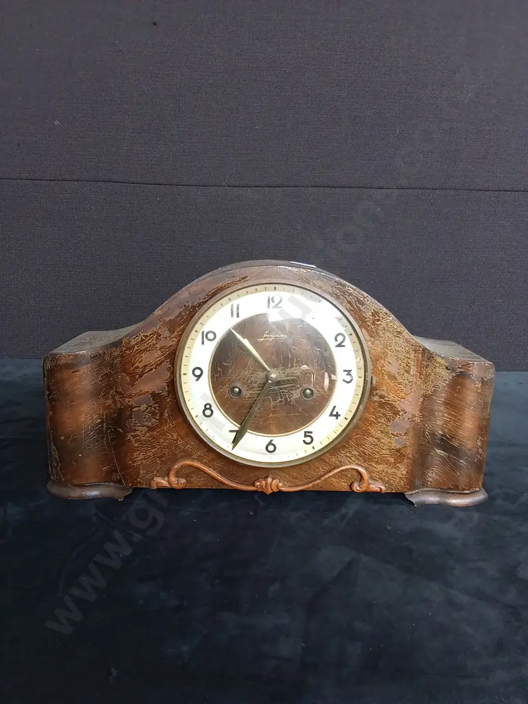 VINTAGE JUNGHAMS MANTEL CLOCK Image 1++