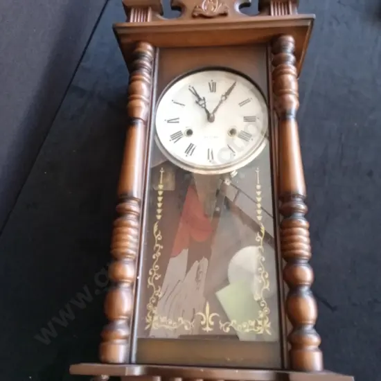 ANTIQUE VIENNA REGULATOR WALL CLOCK