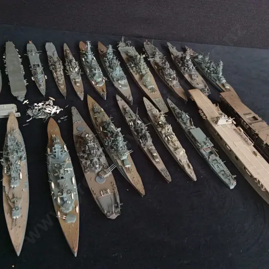 COLLECTION OF VINTAGE NAVAL MODELS