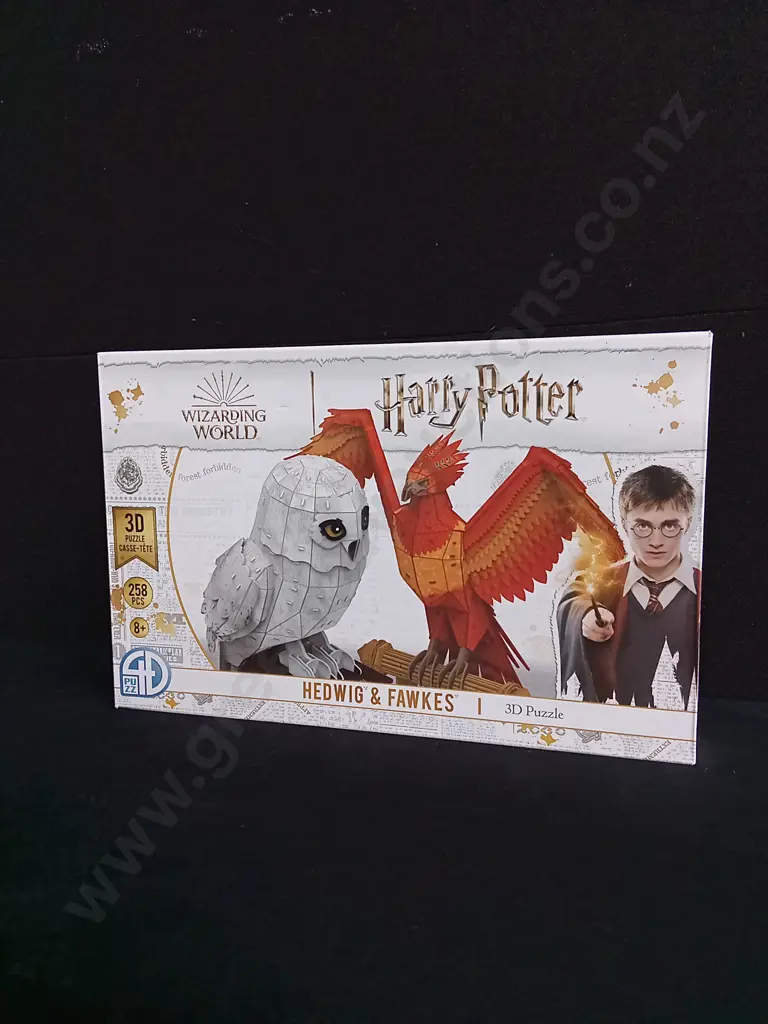 HARRY POTTER WIZARDING WORLD HEDWIG & FAWKES 3D PUZZLE Image 1++