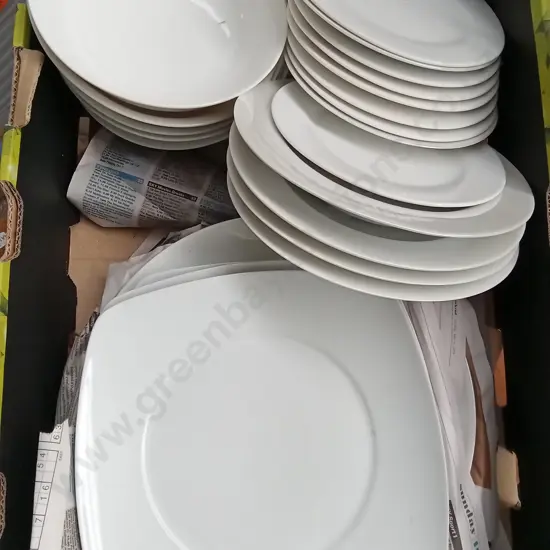 BOX OF PLATES AND BOWLS