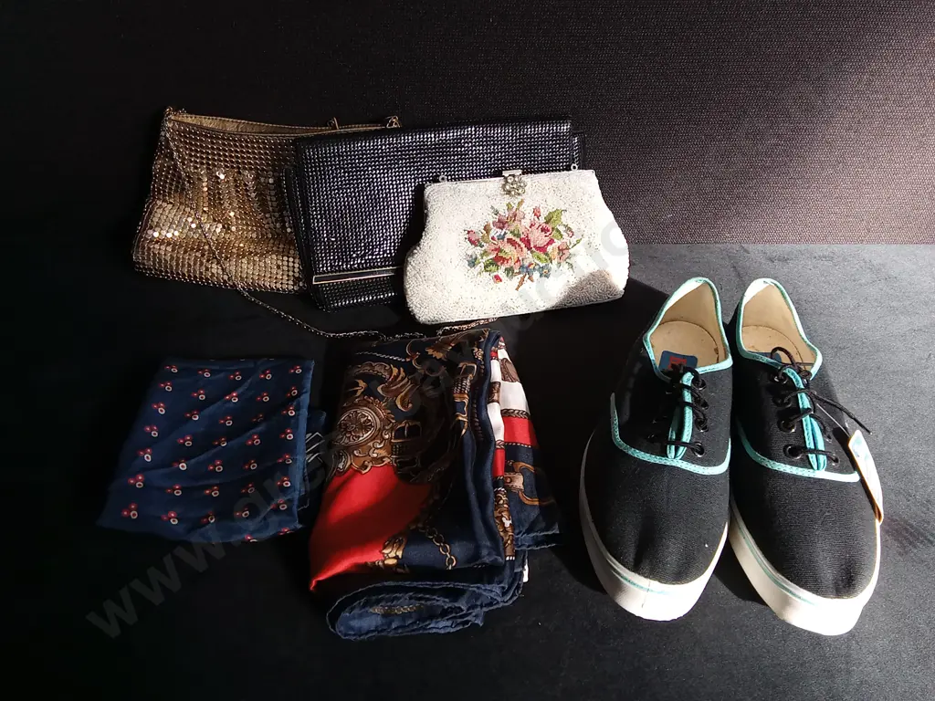 MIX OF ACCESSORIES, INCLUDING 100 PERCENT SILK SCARF Image 1++