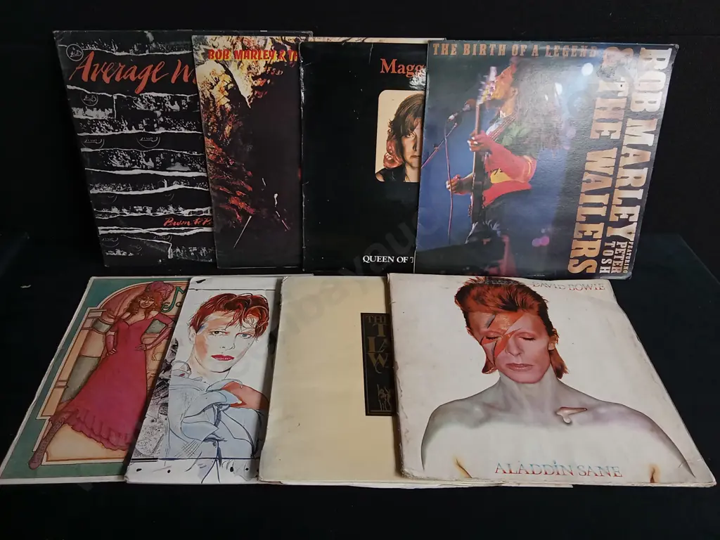 8 VINTAGE VINYL RECORDS Image 1++