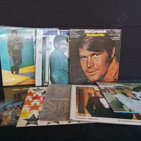 8 VINYL RECORDS