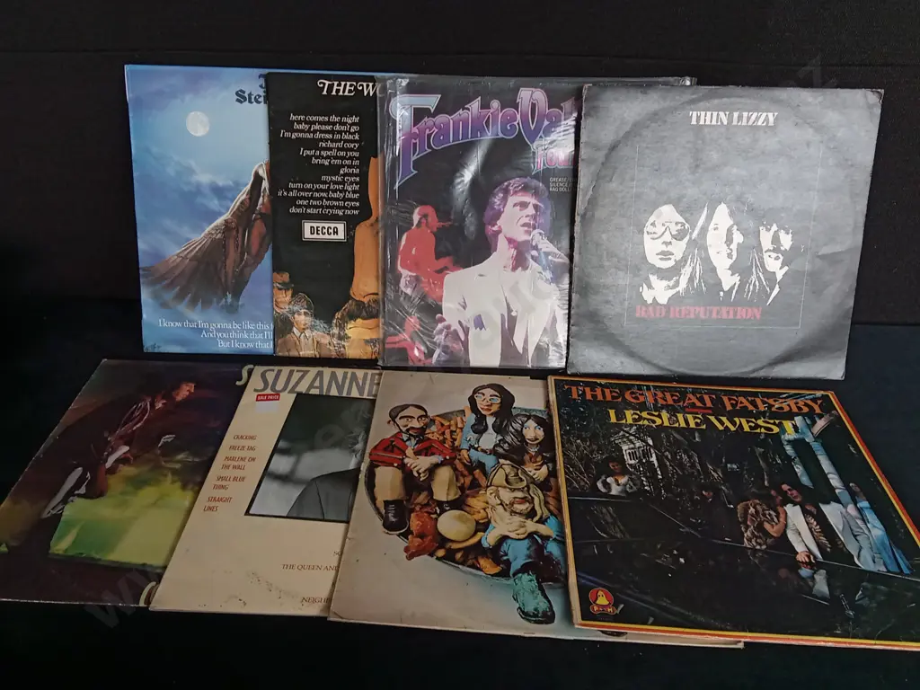 8 VINTAGE VINYL RECORDS Image 1++