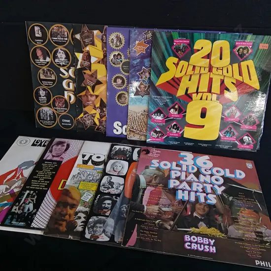 MIX OF 10 VINTAGE RECORDS