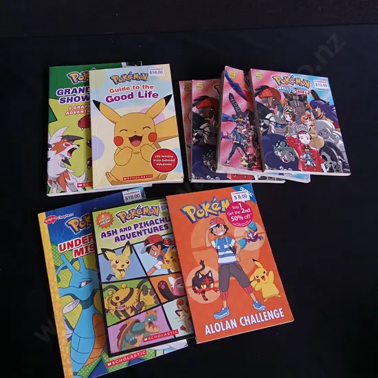 9 PIECES POKEMON BOOKS
