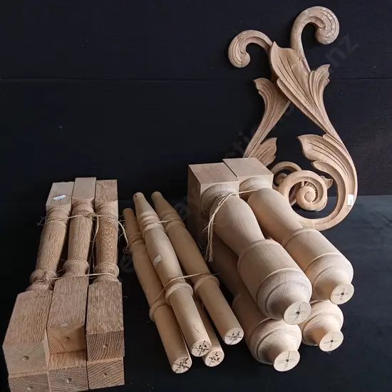 WOODEN FURNITURE COMPONENTS
