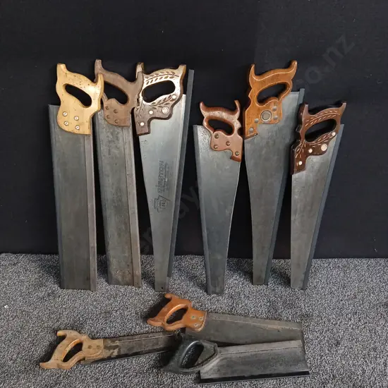 COLLECTION OF HANDSAWS