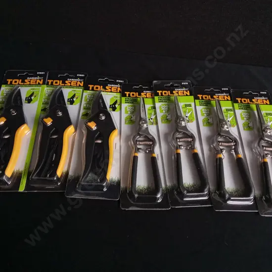 7 PIECES BRAND NEW PRUNING SHEARS