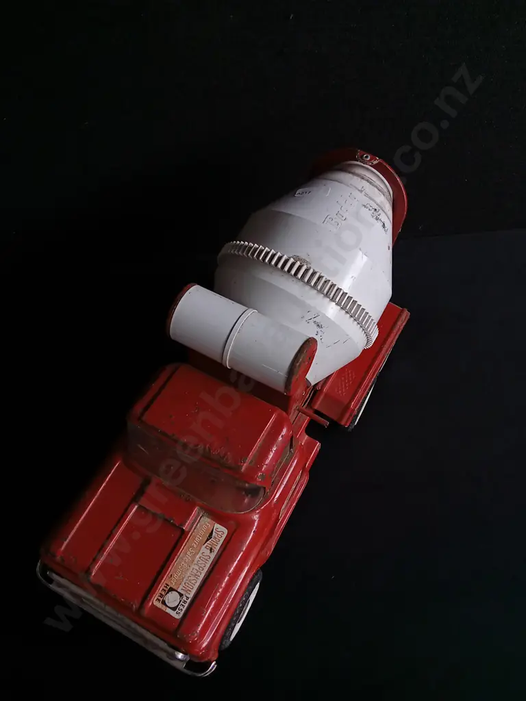 1960'S BUDDY L PRESSED STEEL CEMENT MIXER TOY TRUCK Image 1++
