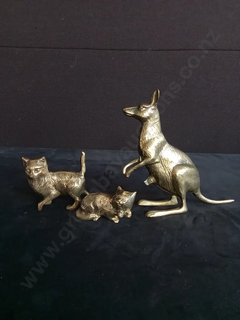 3 BRASS ANIMALS Image 1++