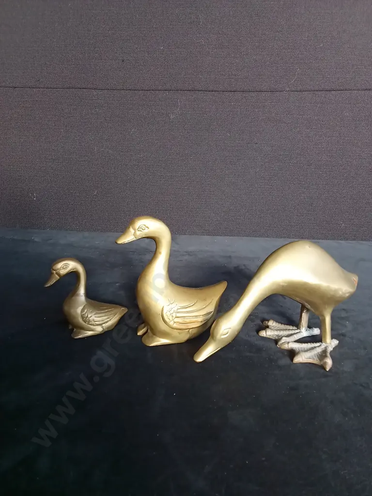 3 BRASS BIRDS Image 1++