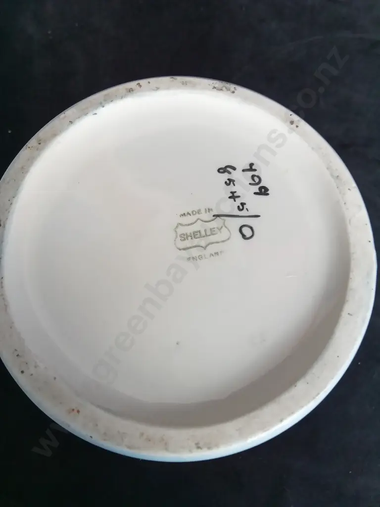 3 VINTAGE SHELLY AT DECO BUD VASES Image 1++