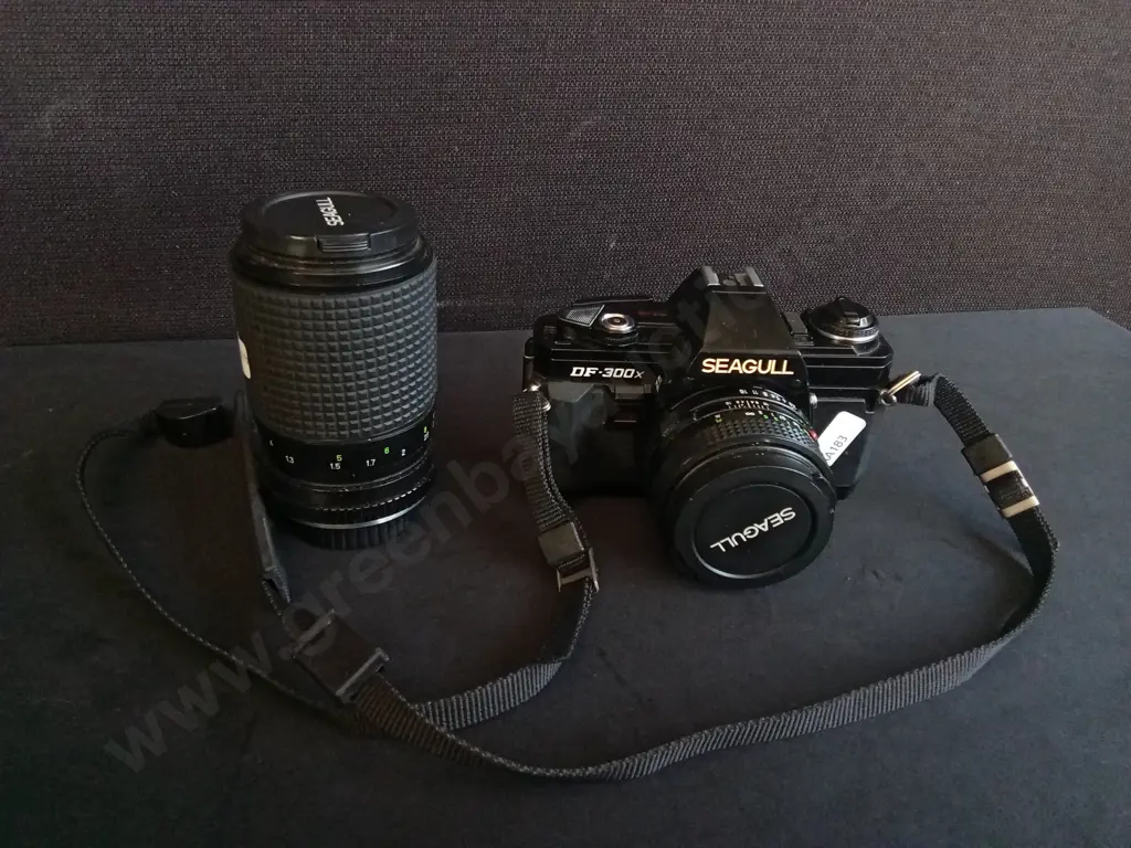 VINTAGE SEAGULL DF-300X 35MM SLR FILM CAMERA AND SEAGULL ZOOM LENS Image 1++