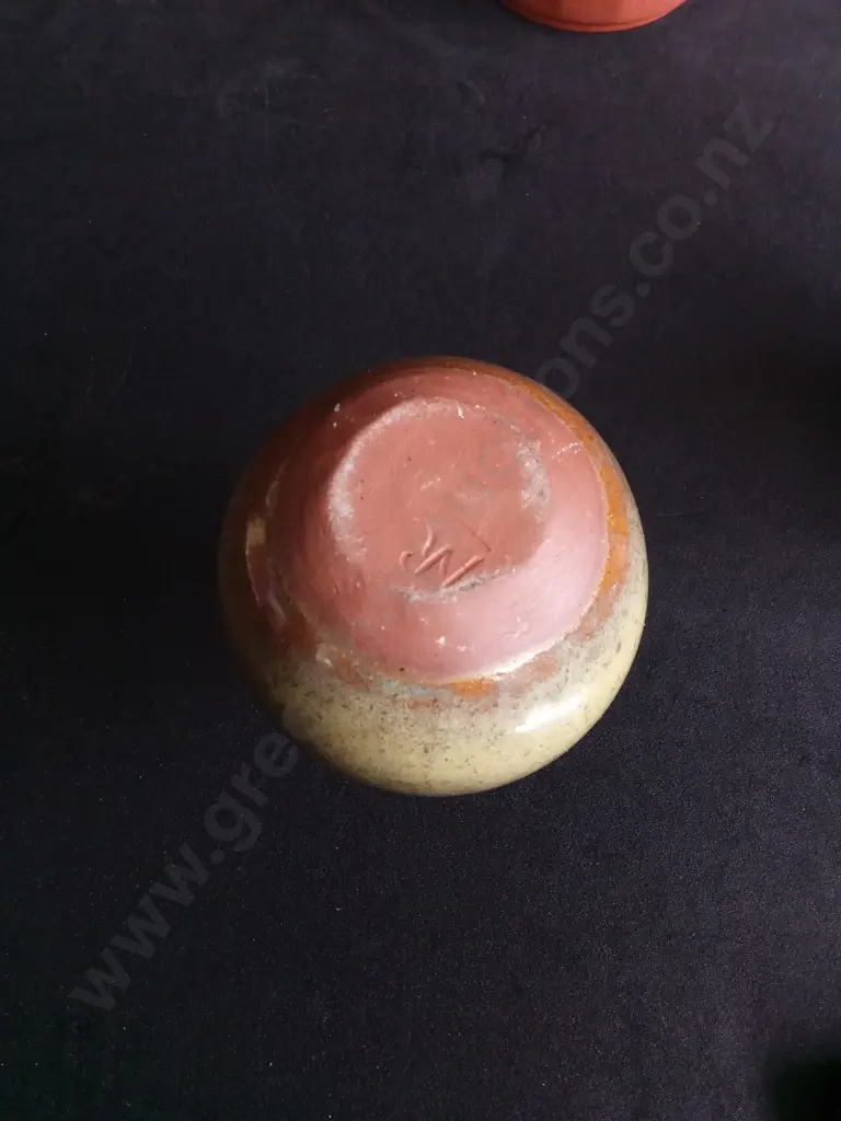 3 PIECES VINTAGE POTTERY VASES Image 1++