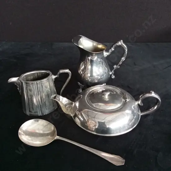 4 SILVER PLATED ITEMS