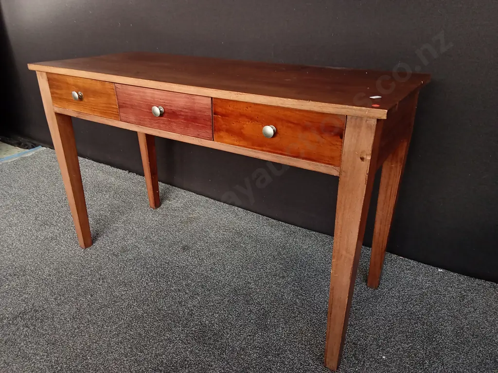 WOODEN HALL TABLE W 1.2 M X H 75 CM D 48 CM Image 1++