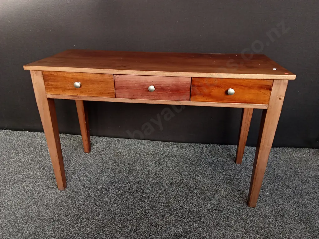 WOODEN HALL TABLE W 1.2 M X H 75 CM D 48 CM Image 1++