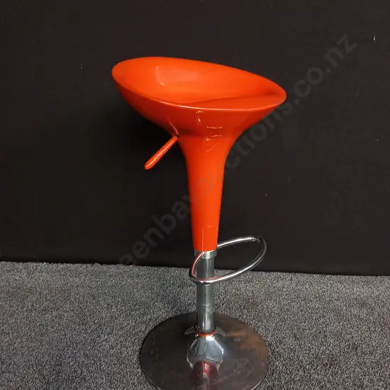 ORANGE BAR STOOL