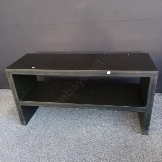 BLACK TV CABINET H77CM D50CM L1.47M