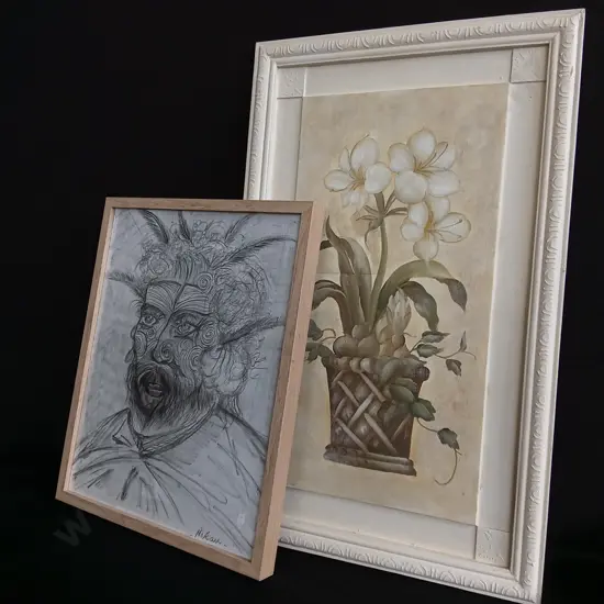 2 FRAMED ARTWORKS