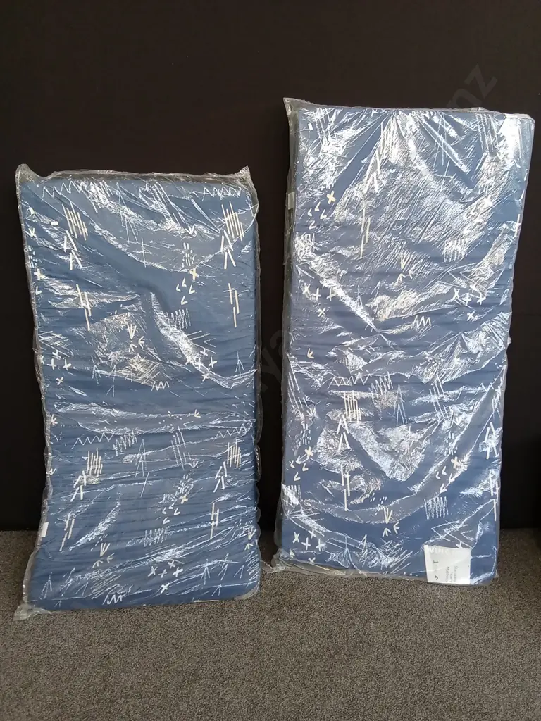 2 STANDARD FOAM SINGLE MATTRESSES Image 1++