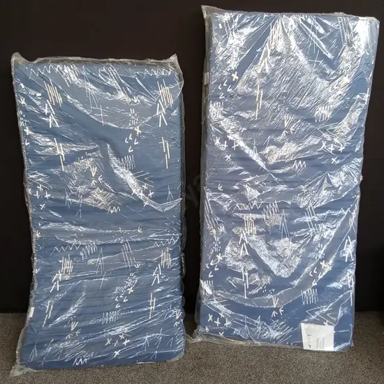 2 STANDARD FOAM SINGLE MATTRESSES