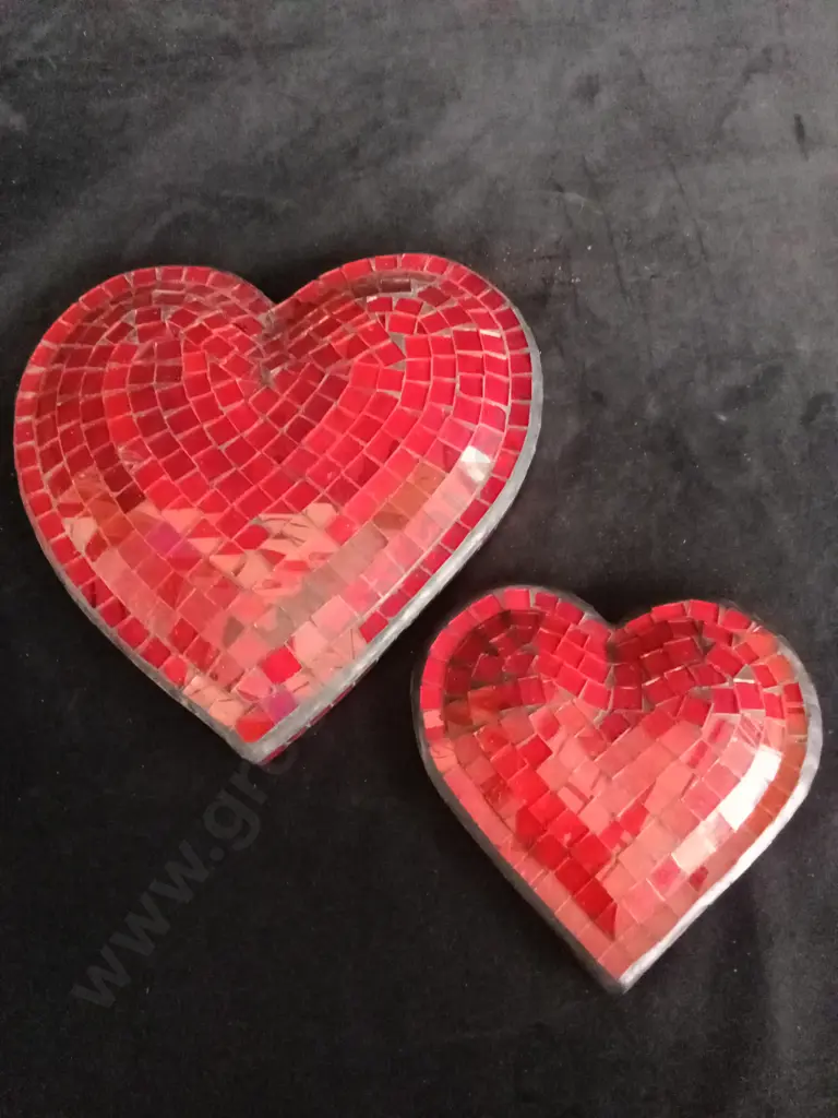 2 MOSAIC HEARTS Image 1++