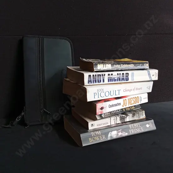 BOOKS AND DVD CASE