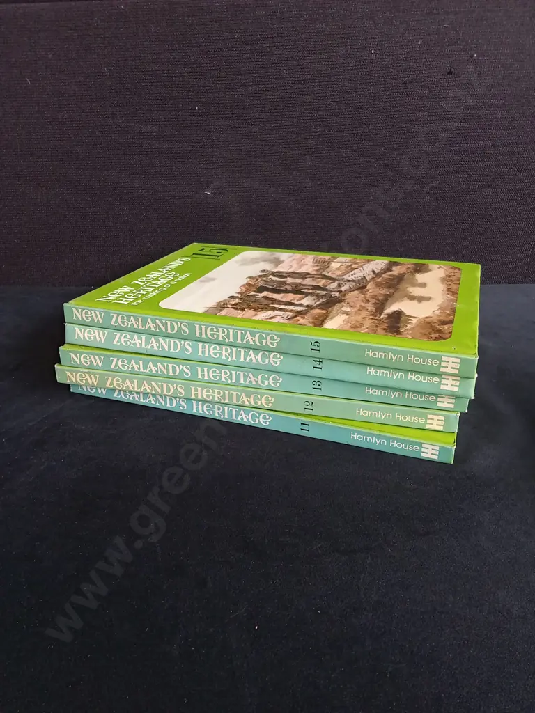 VINTAGE NEW ZEALAND'S HERITAGE BOOKS, VOL 11-15 Image 1++