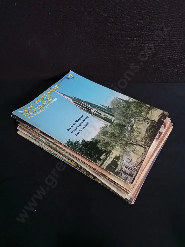 MIX OF 15 VINTAGE NEW ZEALAND'S HERITAGE MAGAZINES Image 1++