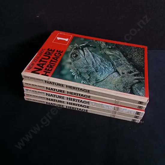 VINTAGE NEW ZEALAND'S NATURE HERITAGE BOOKS, VOL 1-5