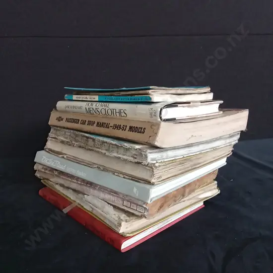 COLLECTION OF VINTAGE CAR BOOKS