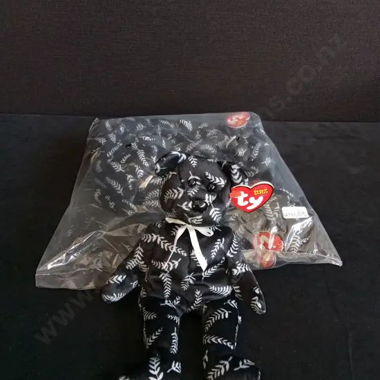 BRAND NEW BAG OF 6 TY BEANIE BABIES "SILVER"