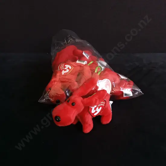 BRAND NEW BAG OF 12 TY BEANIE BABIES "ROVER"
