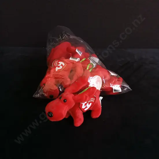 BRAND NEW BAG OF 12 TY BEANIE BABIES "ROVER"